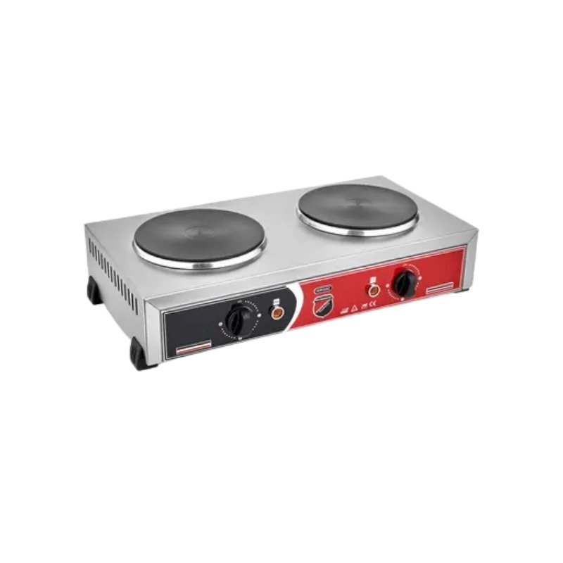 Işıkgaz Silverinox 2183 2 Gözlü Elektrikli Set Üstü Pleyt Isıtıcı Ocak
